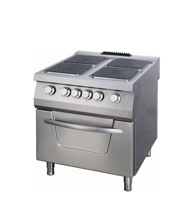 Premium cuisinière - 4 brûleurs - unité double - profondeur 90 cm - électrique