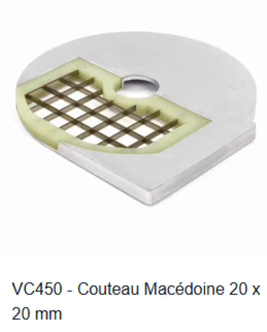 VC450 - Couteau Macédoine 20 x 20 mm MAXIMA 09301131