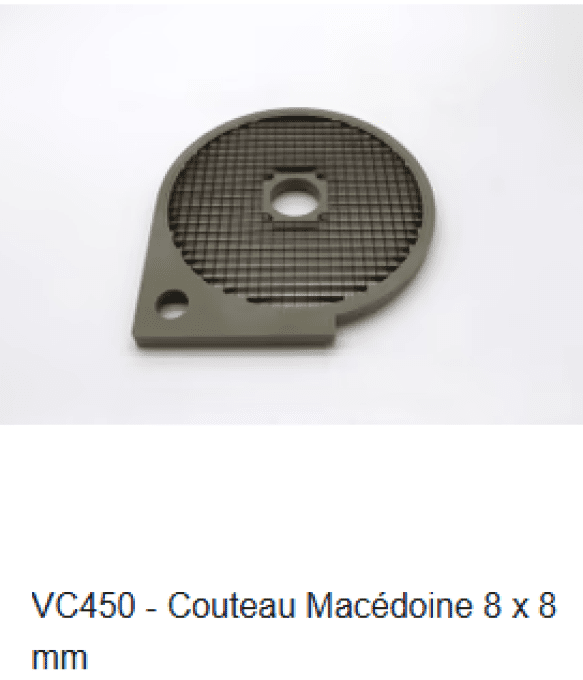 VC450 - Couteau Macédoine 8 x 8 mm MAXIMA 09301133