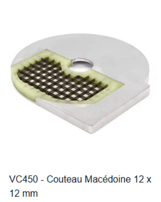  VC450 - Couteau Macédoine 12 x 12 mm MAXIMA 	09301132