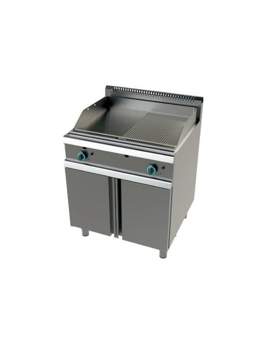 Fry Tops gaz plaque lisse en acier laminé 14,4 kw CLIMAHOSTELERIA FT9C0LL