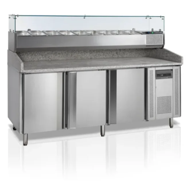 Table pizza 565 litres+module TEFCOLD PT1300+VK38-200 