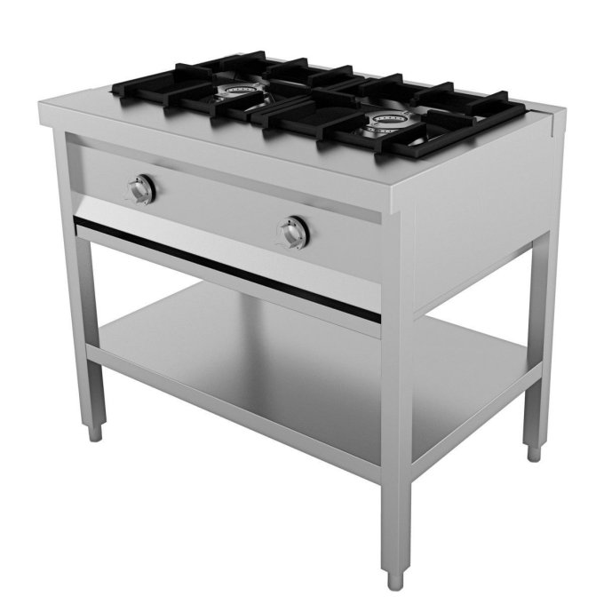 Table à crêpes 1 brûleur gaz COMBISTEEL 7003.0900