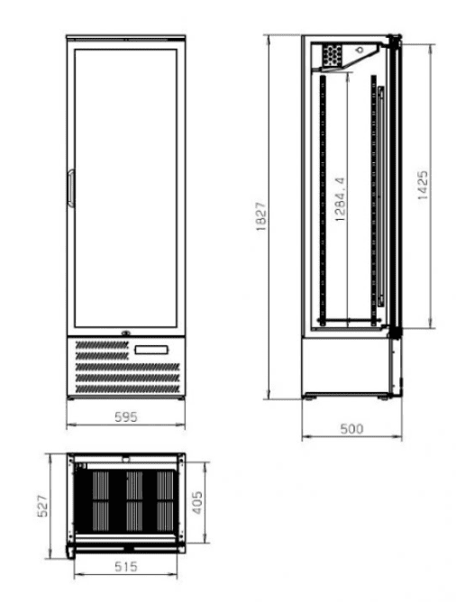 Refroidisseur de bar haute MVC-458 COMBISTEEL 7526.0305