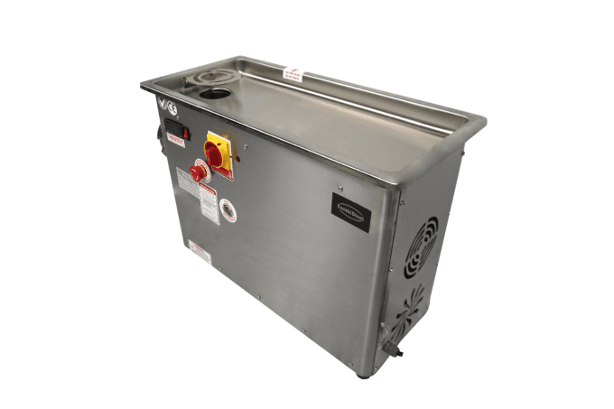 Hachoir à viande 32 - 750kg/h 400 v avec tête fixe refroidie COMBISTEEL 7073.0105