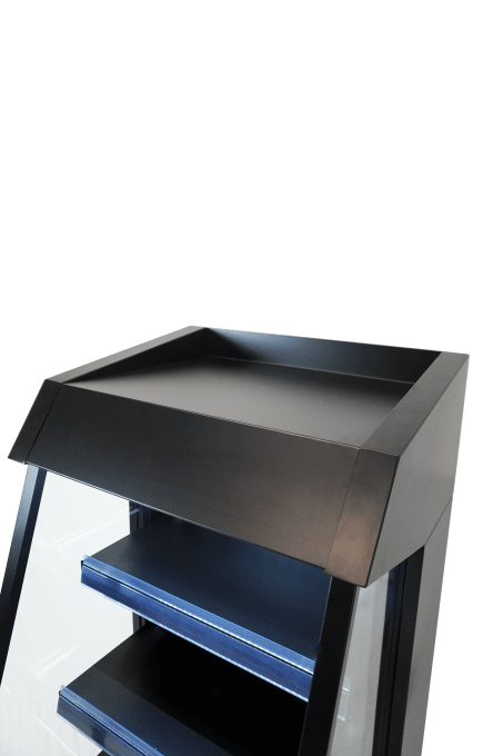 RÉFRIGÉRATEUR NOIR POUR ACHATS IMPULSIFS 165L COMBISTEEL 7090.0005