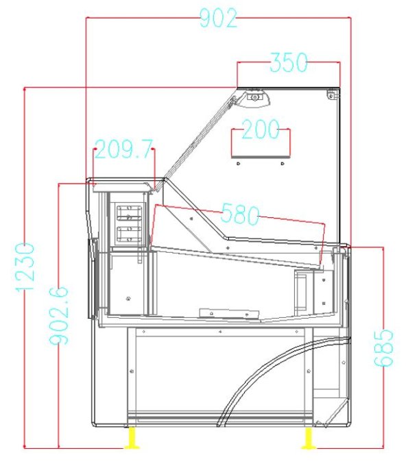 VITRINE RÉFRIGÉRÉE WESLEY 1.3