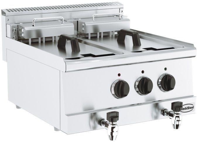 FRITEUSE ÉLECTRIQUE 2X10L BASE 600 COMBISTEEL 7178.0095