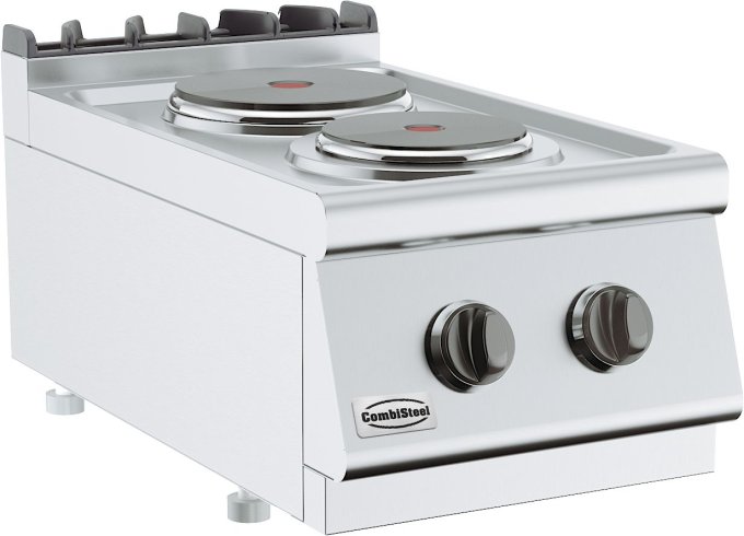 CUISINIERE ÉLECT. 2 PL. BASE 700 COMBISTEEL 7178.0215