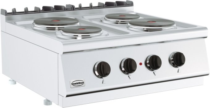 CUISINIERE ÉLECT. 4 PL. BASE 700 COMBISTEEL 7178.0220