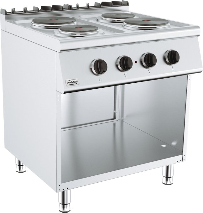 CUISINIERE ÉLECT. 4 PL. BASE 700 COMBISTEEL 7178.0430