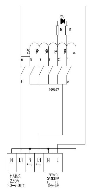 REGULATEUR DE VITESSE 1 PHASE 7 AMP