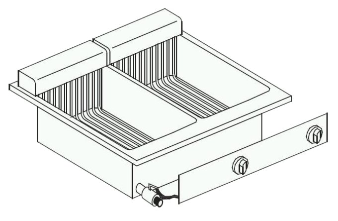 FRITEUSE ÉL. 2X10 L