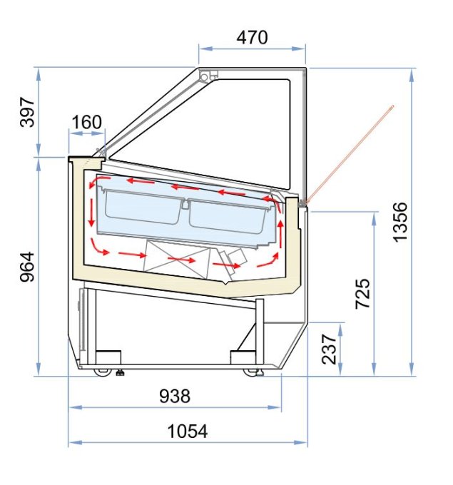 VITRINE À CREME GLACÉE MILLENIUM 12  COMBISTEEL  7295.0040