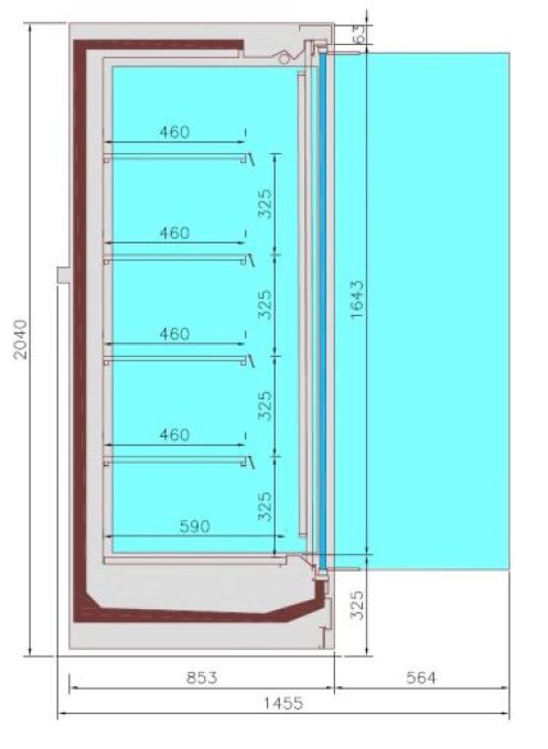 CHAMBRE FROIDE MURALE JAX 2.0 - REMOTE