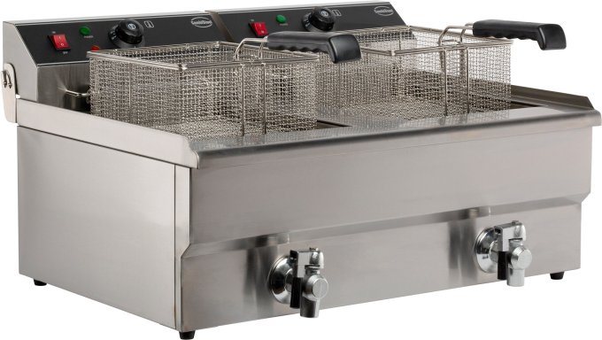 FRITEUSE POSABLE ÉLECTRIQUE 2X10 L