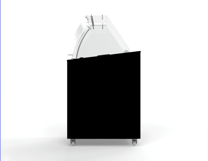 VITRINE À CREME GLACÉE CORSICA NOIR 6X5 LTR