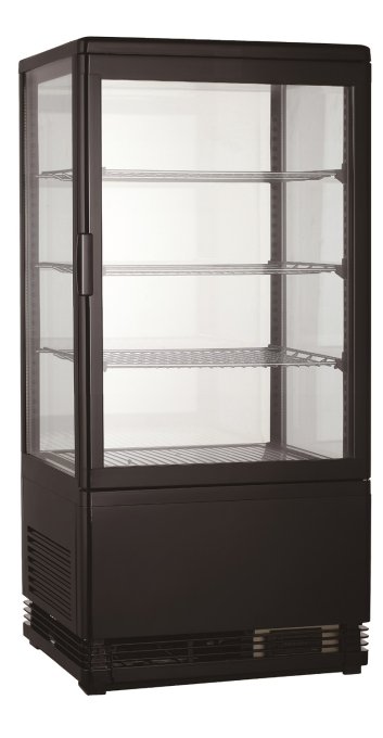 VITRINE RÉFRIGÉRATÉE 78L NOIR