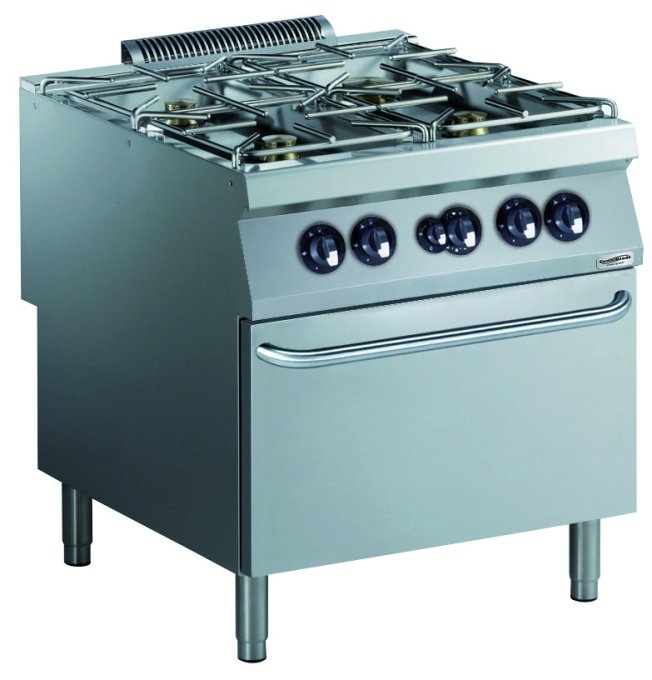 PRO 900 CUISINIERE A GAZ 4 BR. AVEC FOUR A GAZ