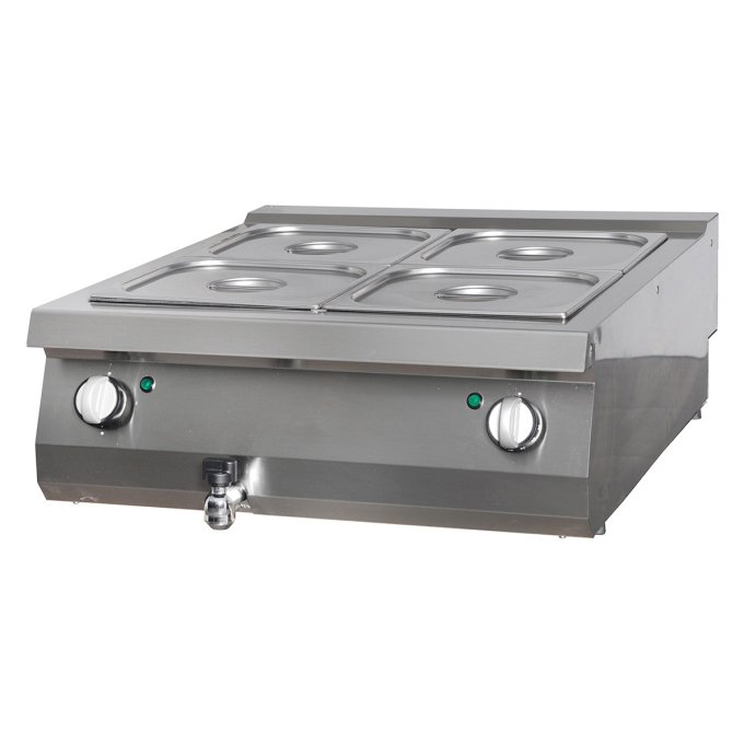 Premium bain marie - unité double - profondeur 90 cm - électrique