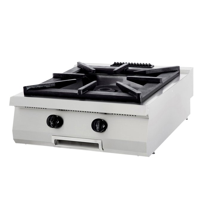 Premium cuisinière - 1 brûleur - unité double - profondeur 90 cm - gaz