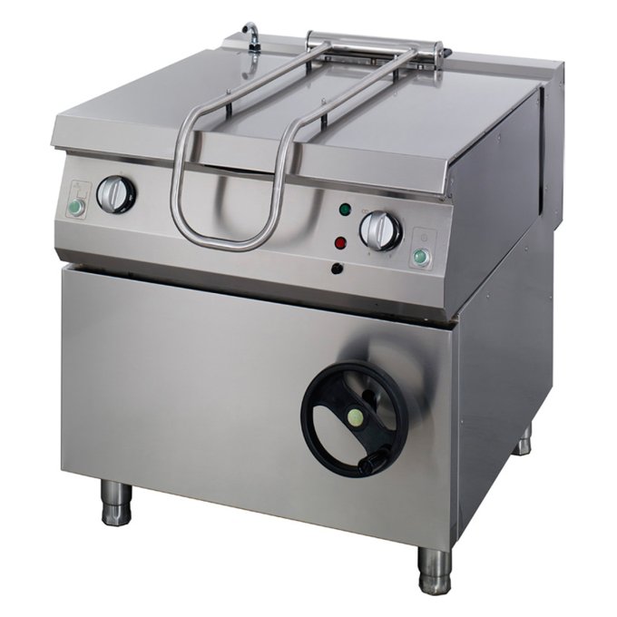 Premium bratt pan - 130 L - profondeur 90 cm - gaz