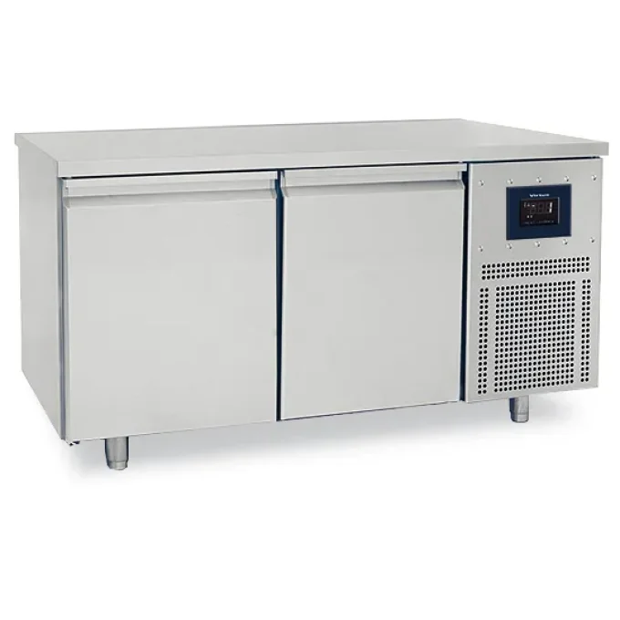 Table réfrigérée pâtisserie 2 portes 600x400 mm, inox, -2°/+8°C - WiFi VIRTUS BNZ0002/FNPI