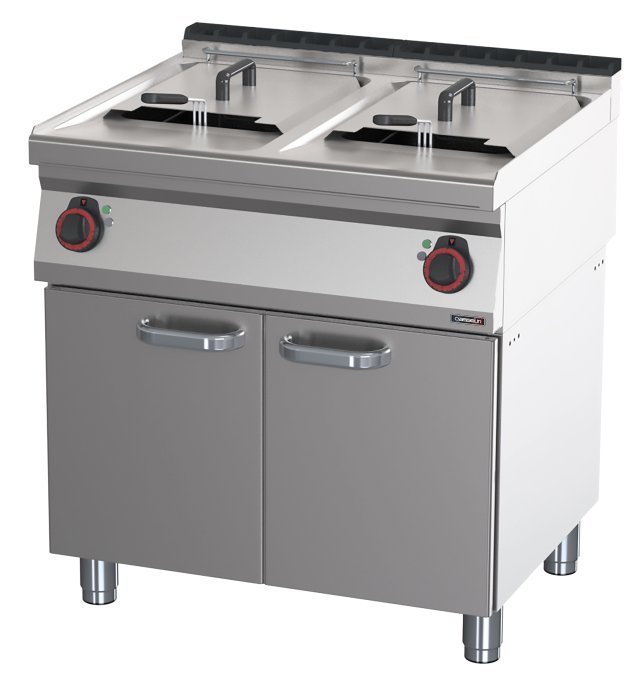 Friteuse électrique avec soubassement 2x17 litres 80 CASSELIN C7FE17280S