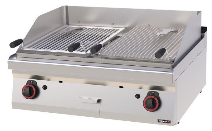 Grill pierre de lave double 40 CASSELIN C7GPLD40