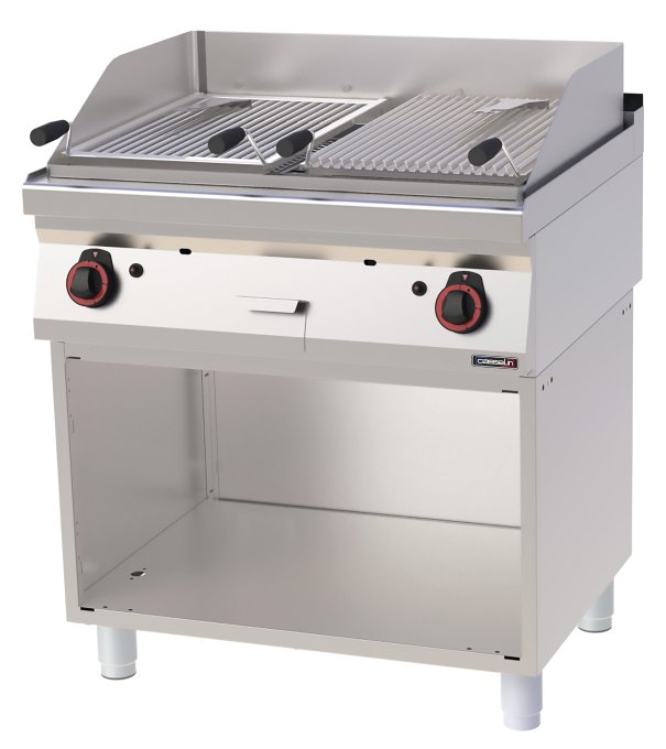 Grill pierre de lave double 80 CASSELIN C7GPLD80S