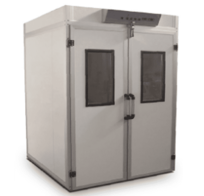 Chambre de fermentation 2 portes pour 4 chariots 600x400 mm VIRTUS LWC244060