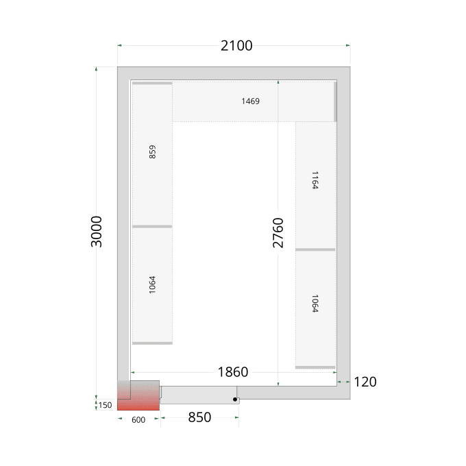 Panneaux de chambre froide 120 mm