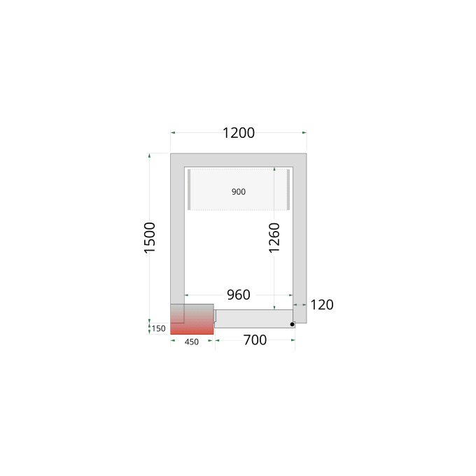 Panneaux de chambre froide 120 mm