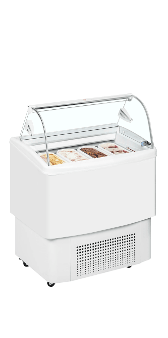 Vitrine ventilée pour glace en bac