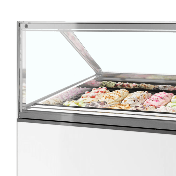 Vitrine ventilée pour glace en bac