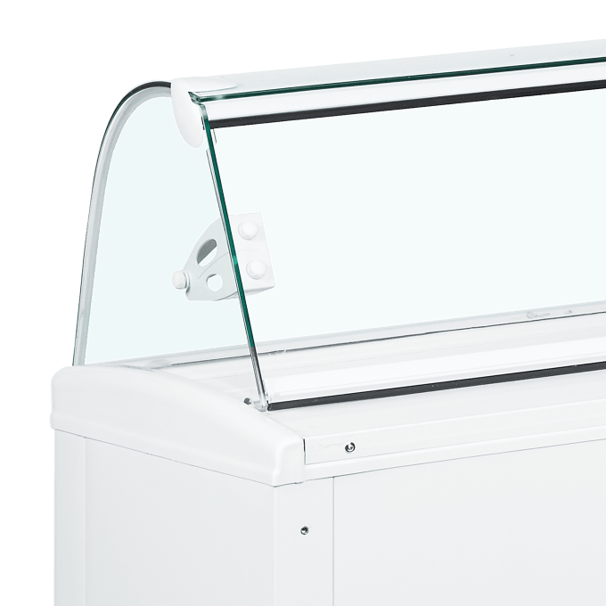 Vitrine ventilée pour glace en bac