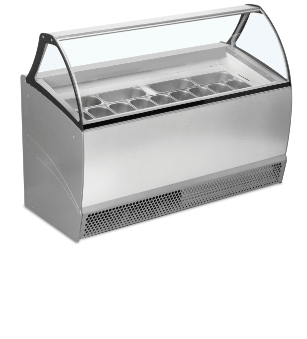 Vitrine ventilée pour glace en bac