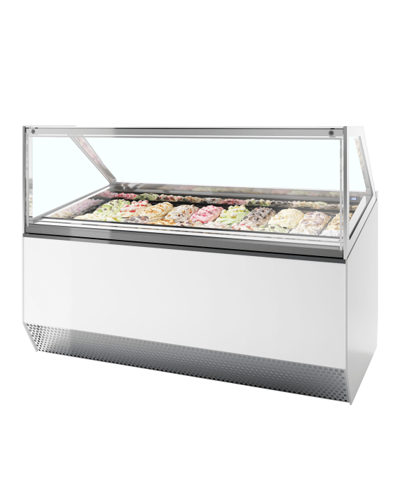 Vitrine ventilée pour glace en bac