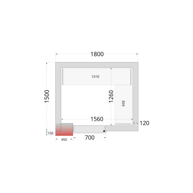 Panneaux de chambre froide 120 mm