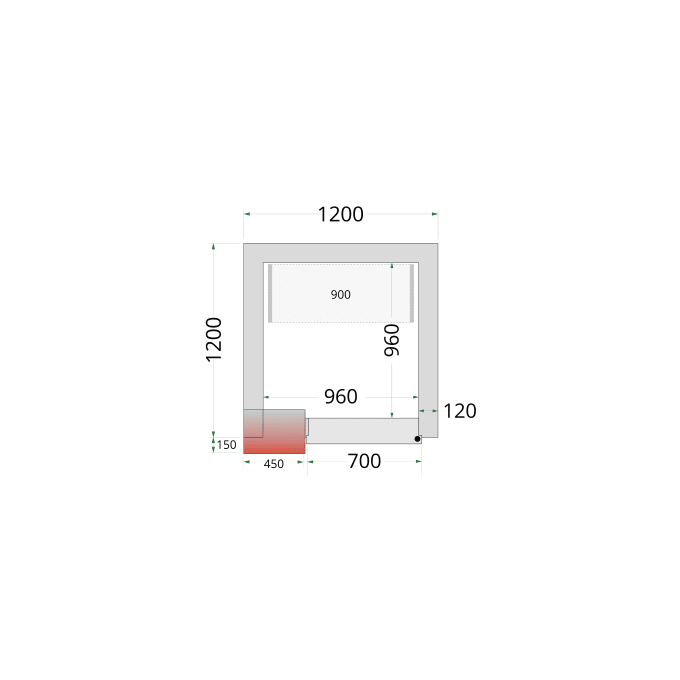 Panneaux de chambre froide 120 mm