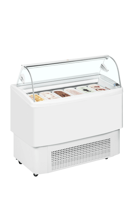 Vitrine ventilée pour glace en bac