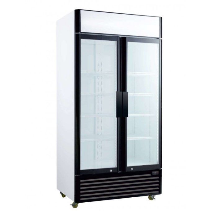 Vitrine réfrigérée 800 litres 2 portes battantes PEKIN CSD800 CLIMAHOSTELERIA