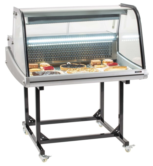 Vitrine réfrigérée de marché 175L sur chariot CASSELIN CVRM175L