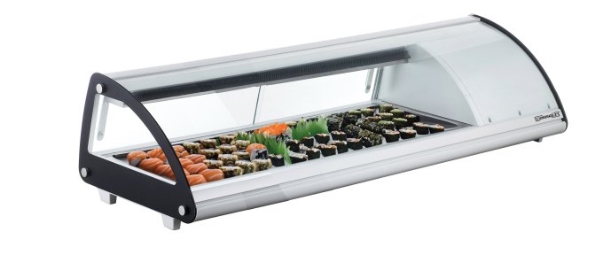 Vitrine réfrigérée à sushis 43 LCASSELIN CVRS43L 