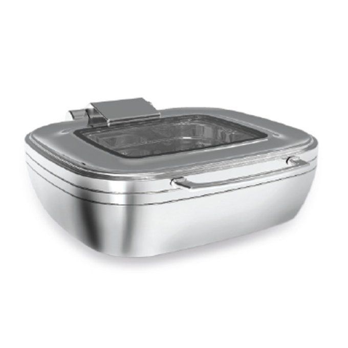 Chafing dish rectangulaire, 5,5 litres (GN 2/3) VIRTUS ICC0051