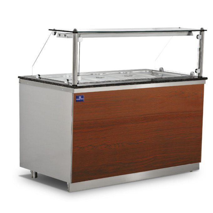 Bain-marie, avec vitre verticale, 3x GN 1/1, VIRTUS IEA0024