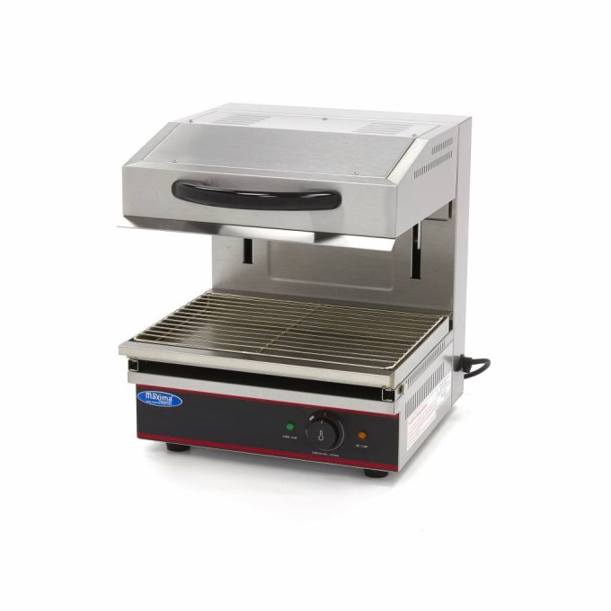 Salamandre grill - 44 x 32 cm - 2800W + élévateur Maxima 09300061