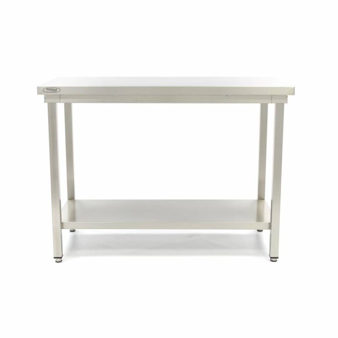 Table en acier inoxydable - 60 x 70 cm - hauteur réglable Maxima 09364000