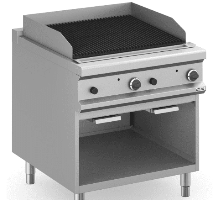 Barbecue gaz 80cm pierre volcanique+meuble MPLG98A ARILEX