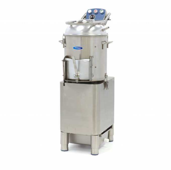 Machine à éplucher les pommes de terre, 15 kg-300kg/h, minuteur intégré, Maxima 09300485